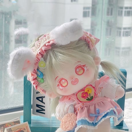 無属性 ぬいぐるみ 20cm 着せ替えぬいぐるみ 女の子 奶卟露 綿人形 コットンドール キャラクターぬいぐるみ