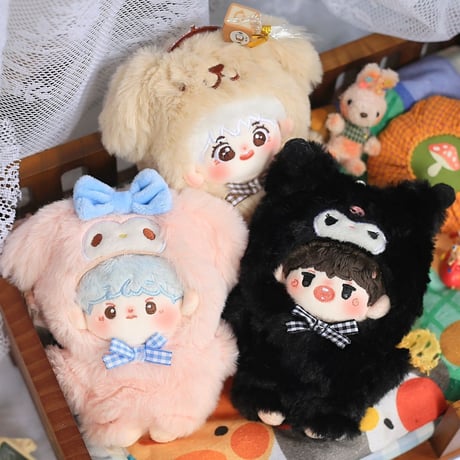 20cm ミニ洋服 10cm 着せ替えぬいぐる服 ジャンプスーツ ぬいぐるみコスチューム 着せ替え人形洋服 日常服人形 綿人形衣装 ドールウェア アクセサリー