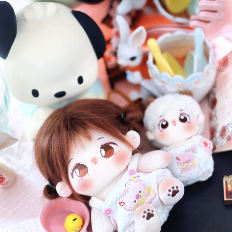 ミニ洋服 10cm 着せ替えぬいぐる服 ロンパース ぬいぐるみ
