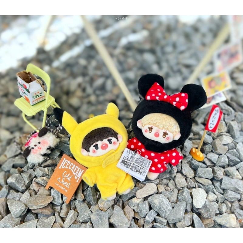 ミニ洋服 10cm 着せ替えぬいぐる服 ジャンプスーツ ぬいぐるみ