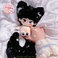 無属性 ぬいぐるみ 20cm 着せ替えぬいぐるみ 白髪赤目女の子 綿人形