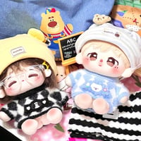 ミニ洋服 20cm 着せ替えぬいぐる服 セーター ぬいぐるみコスチューム 着せ替え人形洋服 日常服人形 綿人形衣装 ドールウェア アクセサリー