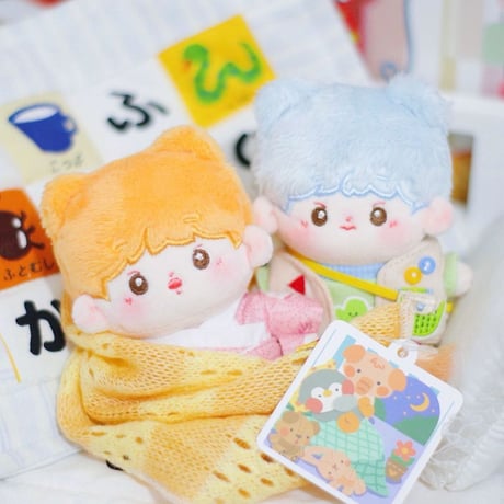 10cm 無属性 ぬいぐるみ 獣耳付け男の子 着せ替えぬいぐるみ 綿人形 コットンドール キャラクターぬいぐるみ