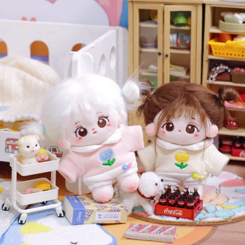 無属性 ぬいぐるみ 10cm 着せ替えぬいぐるみ 女の子 綿人形 奶汪 喵嘰