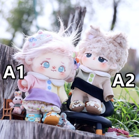 ミニ洋服 10cm 20cm 着せ替えぬいぐる服 Tシャツ ぬいぐるみコスチューム 着せ替え人形洋服 日常服人形 綿人形衣装 ドールウェア アクセサリー