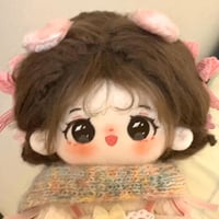 無属性 ぬいぐるみ 20cm 着せ替えぬいぐるみ 白髪赤目女の子 綿人形