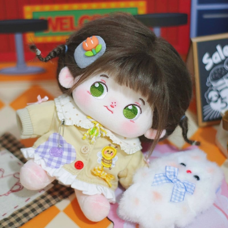 ミニ洋服 20cm 着せ替えぬいぐる服 コート ぬいぐるみコスチューム
