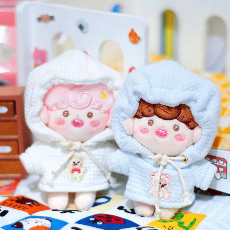 POTEPUN Factory 10cm 着せ替えぬいぐる ミニ洋服 10cm 着せ替えぬいぐる服 ロンパース ぬいぐるみ