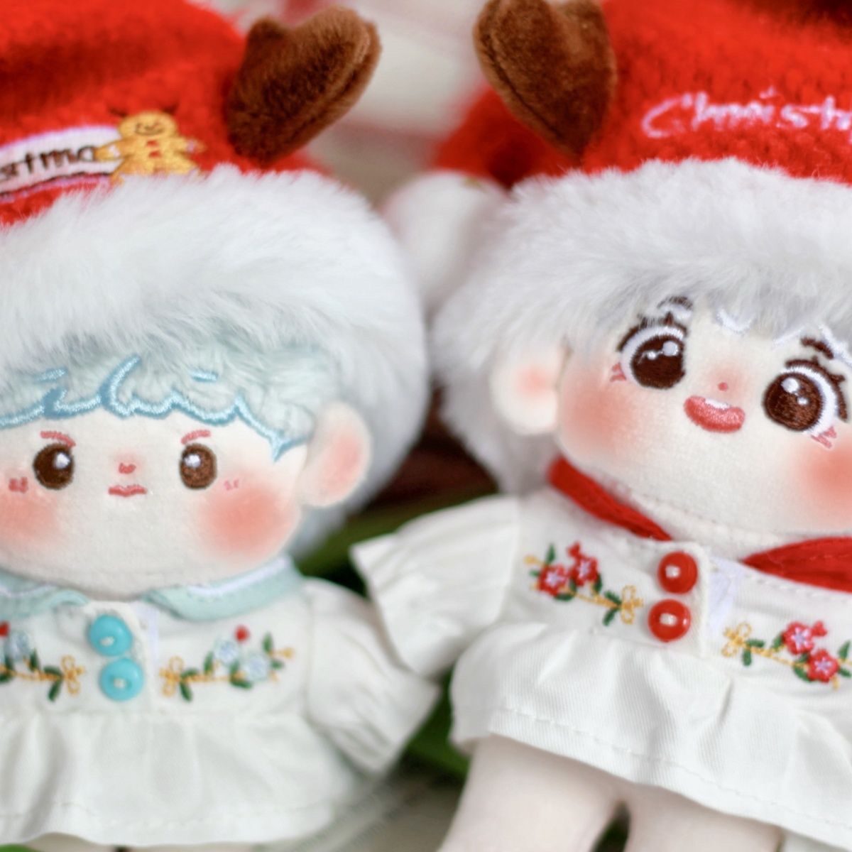 ミニ帽子 10cm 着せ替えぬいぐるハット ぬいぐるみクリスマスの赤い