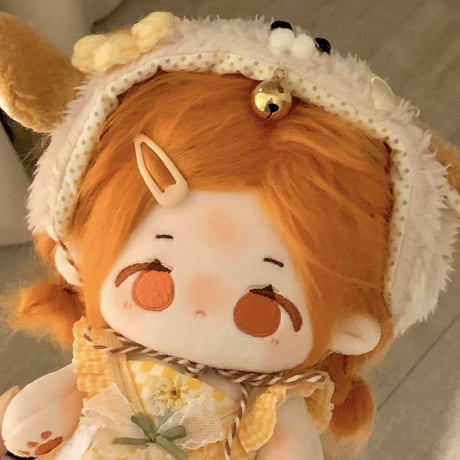 無属性 ぬいぐるみ 20cm 着せ替えぬいぐるみ 女の子 bay 綿人形 コットンドール キャラクターぬいぐるみ