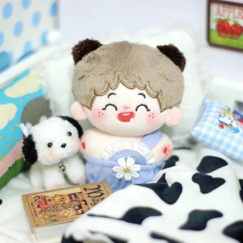 ミニ洋服 10cm 着せ替えぬいぐる服 オーバーオール ぬいぐるみ