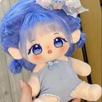 無属性 ぬいぐるみ 20cm 着せ替えぬいぐるみ 青い髪青い目女の子 クライン 綿人形 コットンドール キャラクターぬいぐるみ