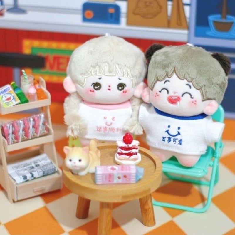 10cm 無属性 ぬいぐるみ 着せ替えぬいぐるみ 綿人形 コットンドール