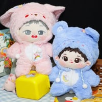ミニ洋服 20cm 着せ替えぬいぐる服 ロンパース ぬいぐるみコスチューム 着せ替え人形洋服 日常服人形 綿人形衣装 ドールウェア アクセサリー
