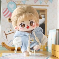 無属性 ぬいぐるみ 20cm 着せ替えぬいぐるみ 茶髪茶色の目女の子 綿人形 糖炒栗子 コットンドール キャラクターぬいぐるみ