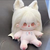 無属性 ぬいぐるみ 20cm 着せ替えぬいぐるみ 赤眼女の子 綿人形 コットンドール キャラクターぬいぐるみ