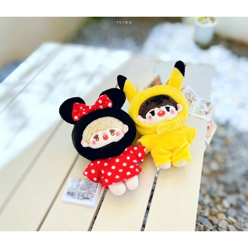 ミニ洋服 10cm 着せ替えぬいぐる服 ジャンプスーツ ぬいぐるみ