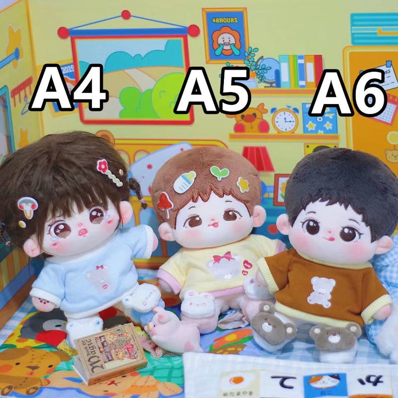 ミニ洋服 20cm 着せ替えぬいぐる服 Tシャツ ぬいぐるみコスチューム