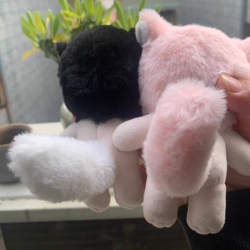 10cm 無属性 ぬいぐるみ 着せ替えぬいぐるみ 獣耳付け男の子 綿人形