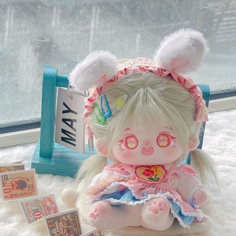 無属性 ぬいぐるみ 20cm 着せ替えぬいぐるみ 女の子 奶卟露 綿人形 コットンドール キャラクターぬいぐるみ