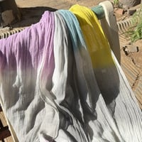ぼかし染め綿ストール