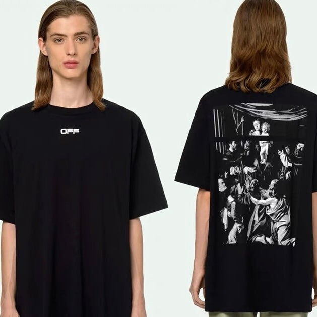絵画プリントオフロゴTシャツ | 2ndFAV