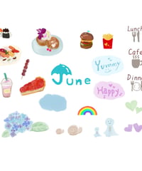 デジタルステッカー June