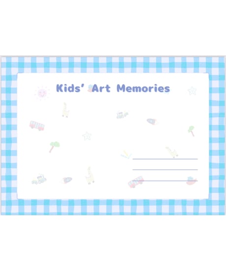 Kids’Art Memories男の子用