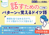 【テキストのみ】パターンで覚えるドイツ語　レベル１