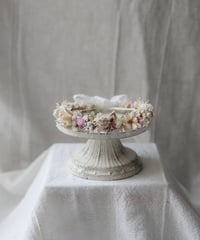 flower crown  cotton candy