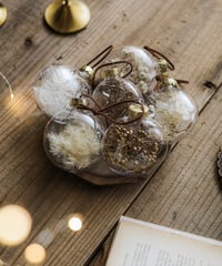 Christmas flower ornament