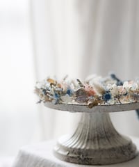 flower crown old Blue