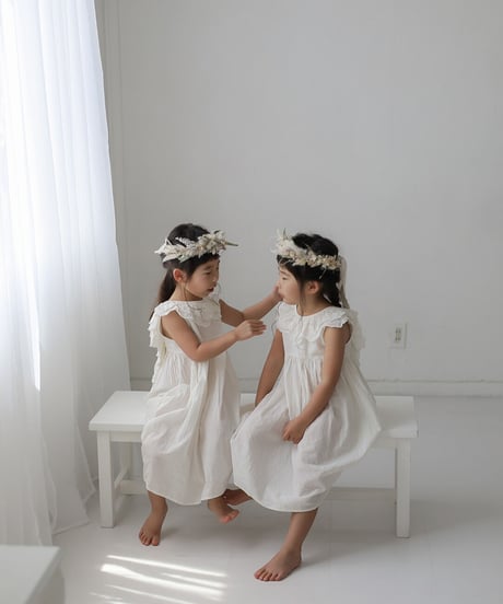 flower crown natural beige
