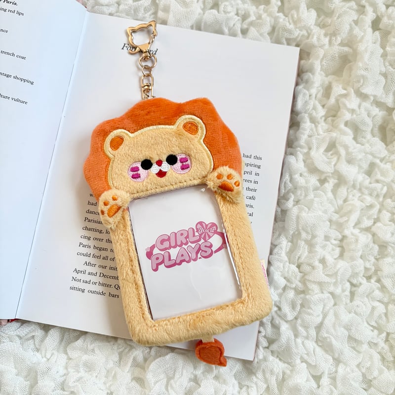 GIRL PLAYS アニマルトレカケース ライオン 【ATC35】 | POPPiN! RO