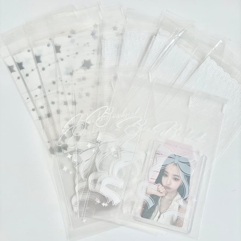 テープ付きデザインOPP袋 ハガキサイズ 50枚入り 【TZ192