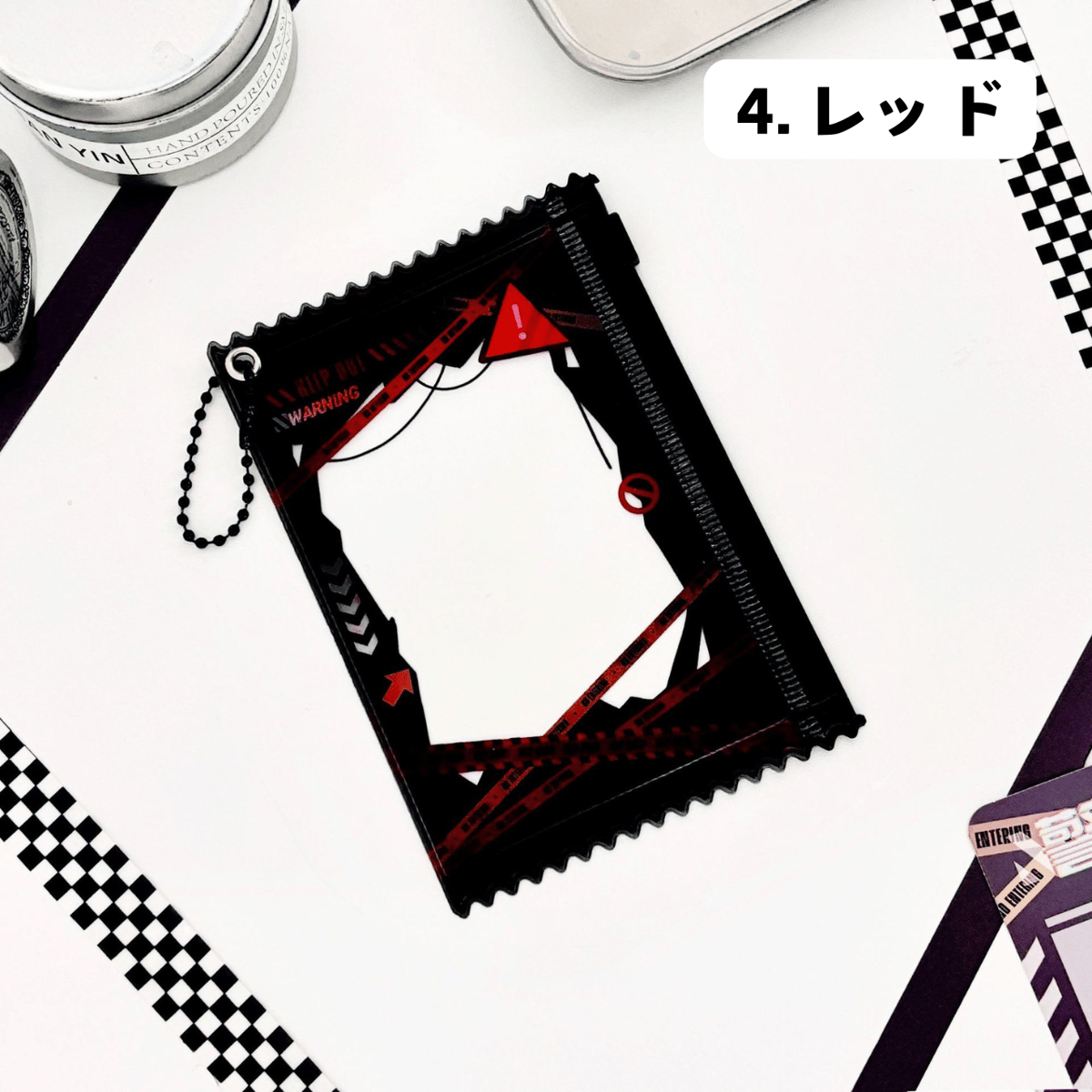 ジッパーバッグトレカケース KEEP OUT 【TC22】 | POPiN! ROOM 推し活