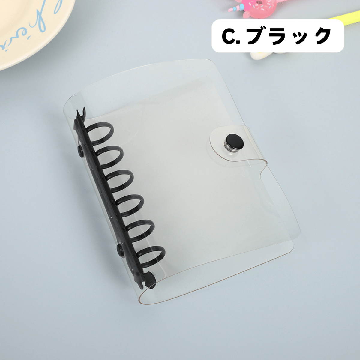 M6サイズ 6つ穴（A7） クリアバインダー 【BD27】 | POPPiN! ROOM 推し