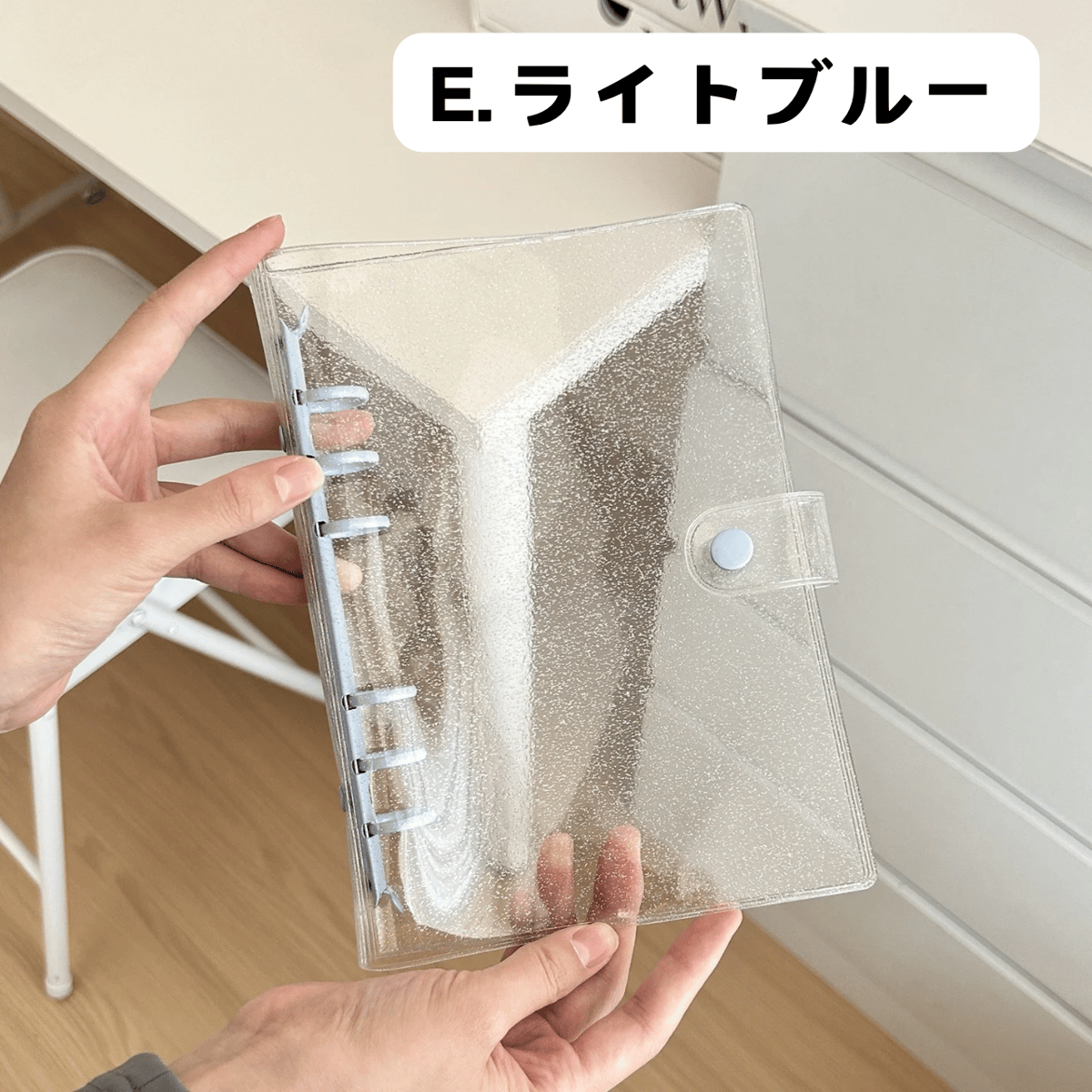なページ　アクリルバインダー　クリームレッドピンクラメ CH182TR_1200x.jpg?v=1654819502