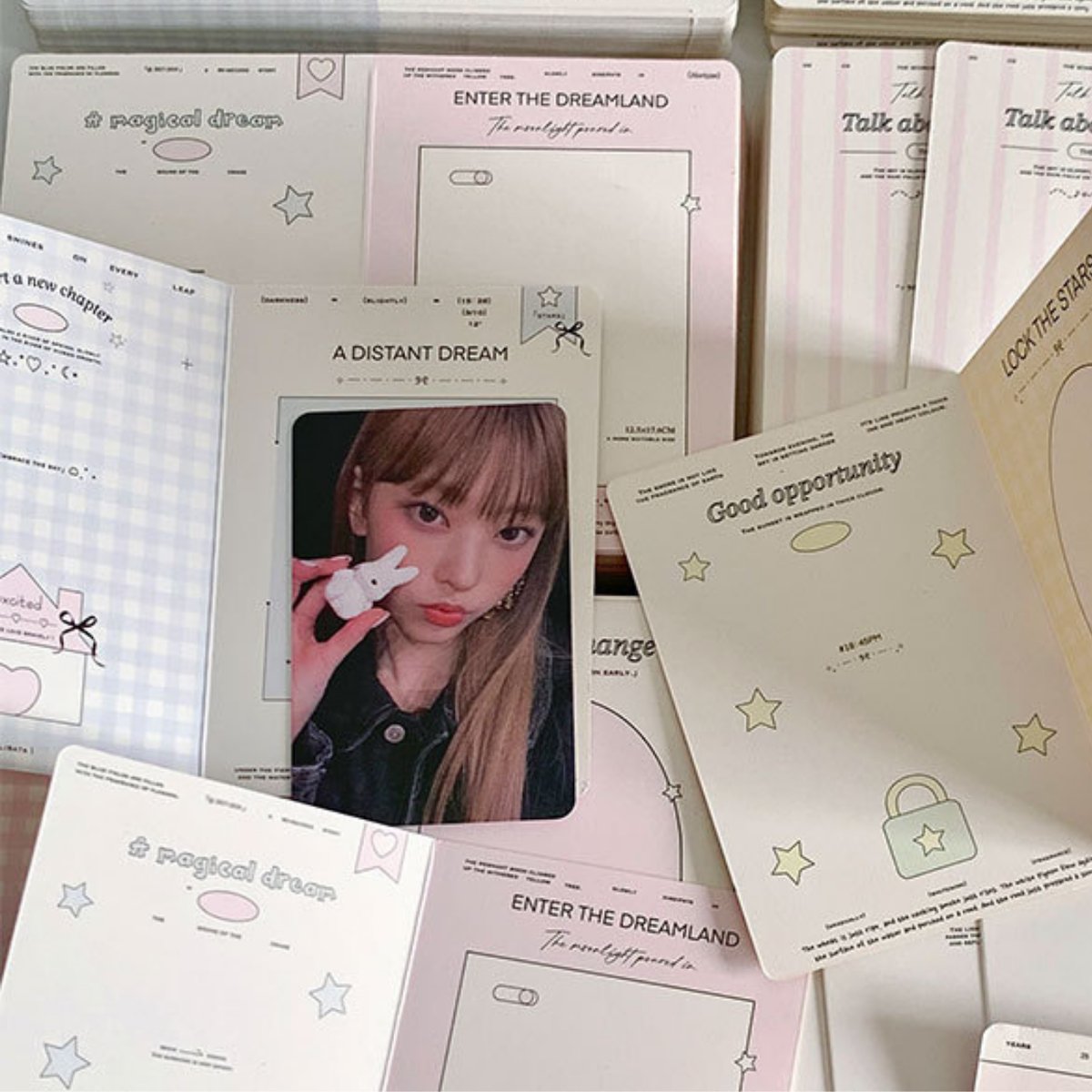 2つ折り トレカ厚紙台紙 miniサイズ 12枚入り 【TZ122】 | POPPiN! R