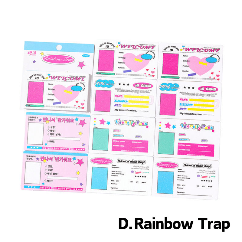 IDカードセット2 10枚入り 【TZ50】 | POPiN! ROOM 推し活雑貨