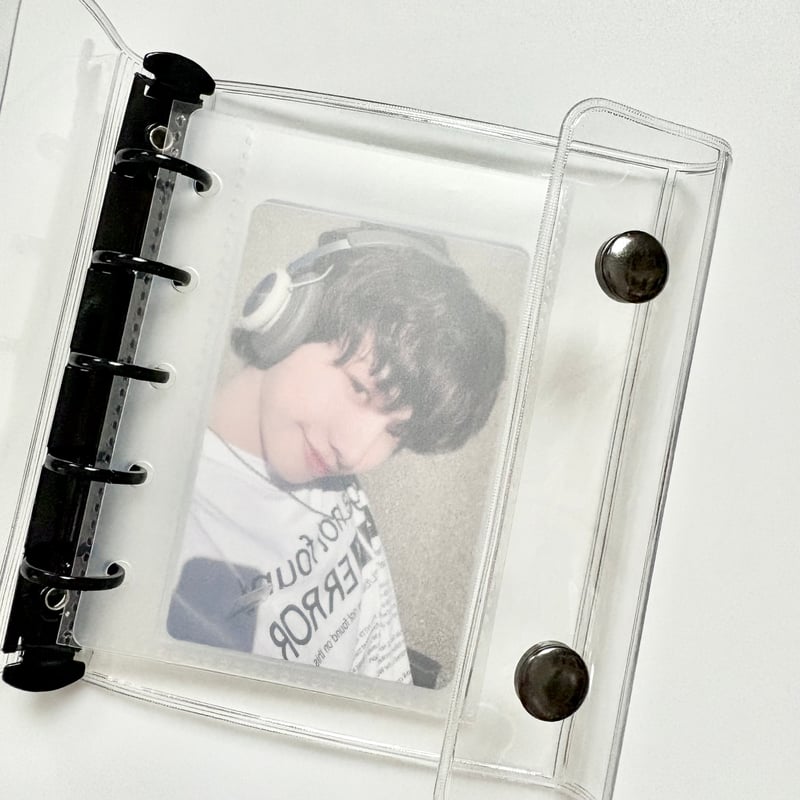 M5サイズ 5つ穴 クリアボタンバインダー 【BD19】 | POPiN! ROOM 推し