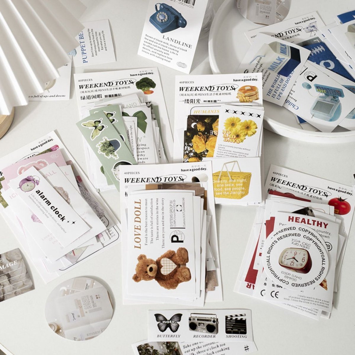 スクラップ ステッカー WEEKEND TOYS 【SS8】 | POPiN! ROOM 推し