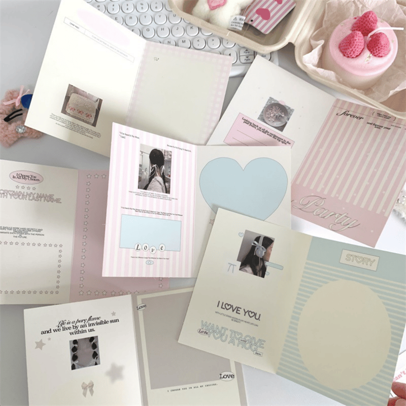 2つ折り トレカ厚紙台紙 10枚入り 【TZ88】 | POPiN! ROOM 推し活雑貨・