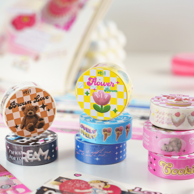 popo様　海外マスキングテープ　まとめ売り マスキングテープ カラフル A 【MT5】 | POPiN! ROOM 推し活雑貨・海外