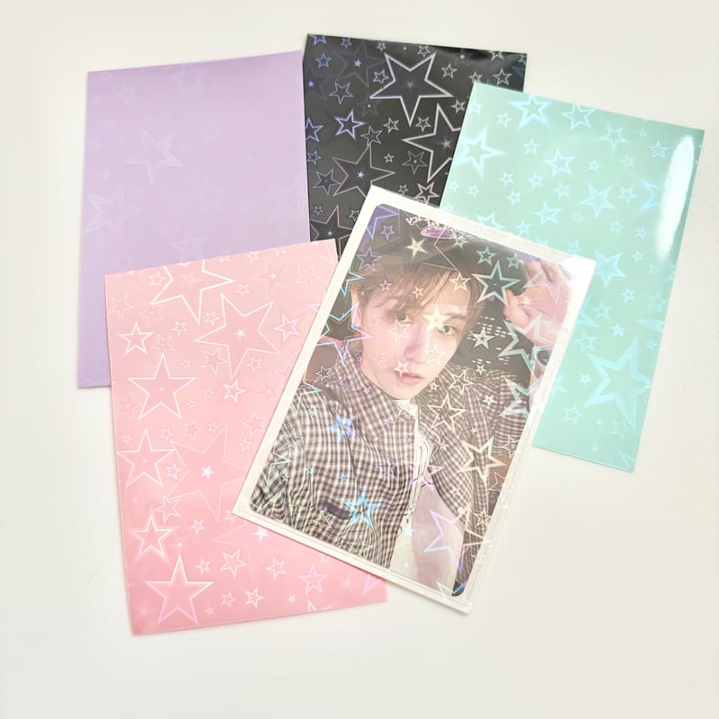 トレカ カラーホログラムスリーブセット スター 20枚 【TZ198