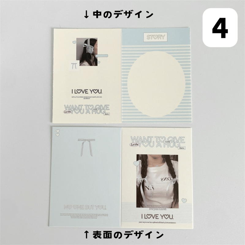 2つ折り トレカ厚紙台紙 10枚入り 【TZ88】 | POPiN! ROOM 推し活雑貨・