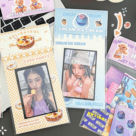 梱包用ヘッダー　Cake　10枚入り　【TZ63】