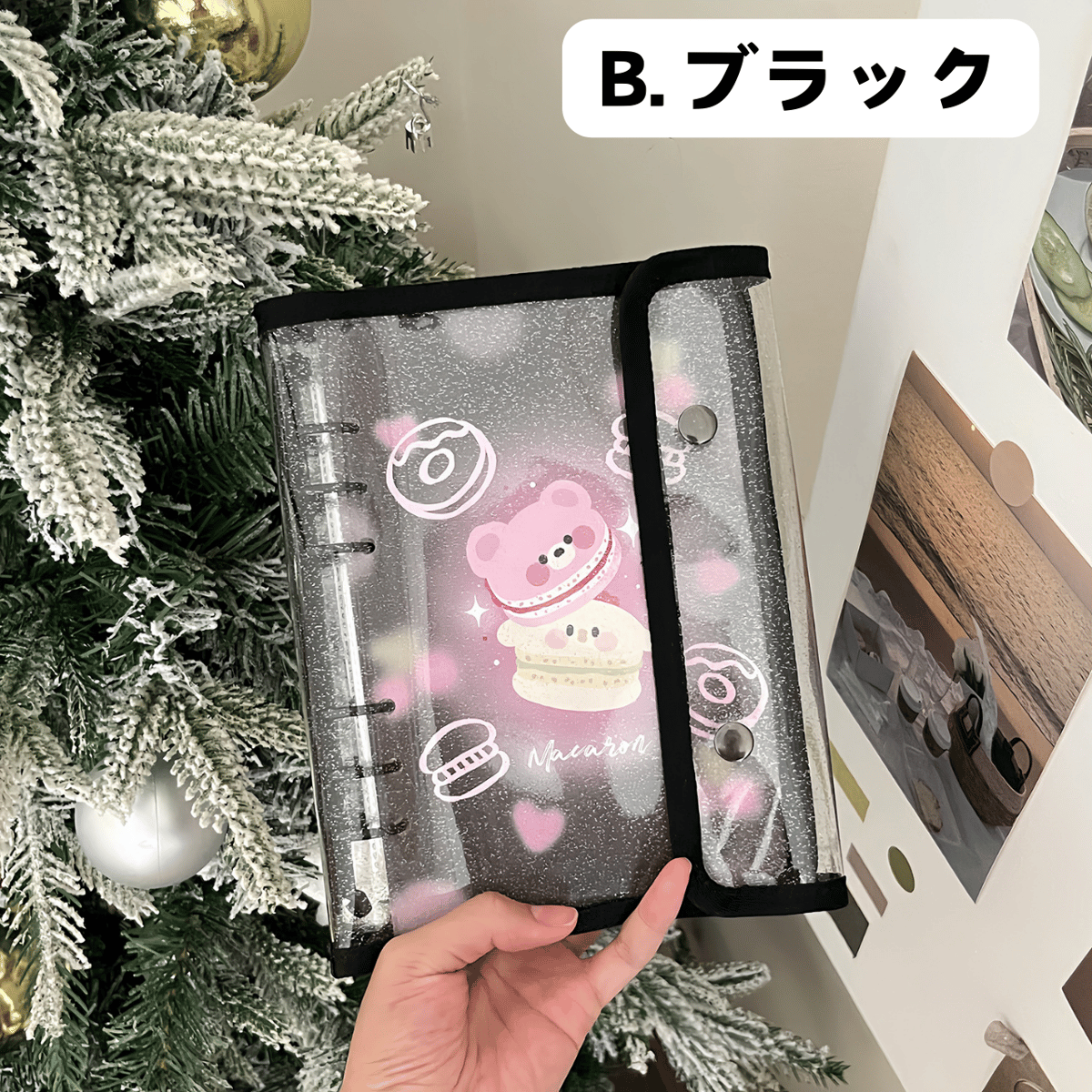 diarium バインダー A6 A6ラメバインダー Wボタン 【BD10】 | POPiN! ROOM 推し活雑貨
