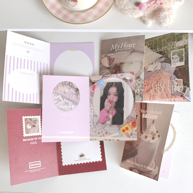 2つ折り トレカ厚紙台紙 10枚入り 【TZ67】 | POPiN! ROOM 推し活雑貨・