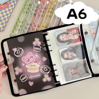 A5 6穴 ハートメッシュバインダー 【BD20】 | POPPiN! ROOM 推し活雑貨